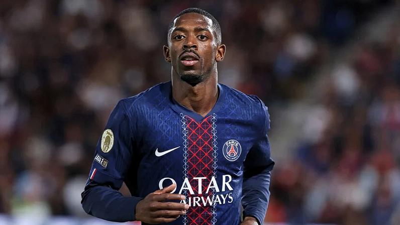 Ousmane Dembélé marcou o primeiro gol do PSG na final da Champions League