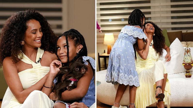 Taís Araujo com a filha, Maria Antônia — Foto: Reprodução/Instagram
