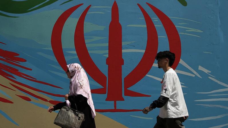 A view of a street in Tehran, Iran, on May 12.