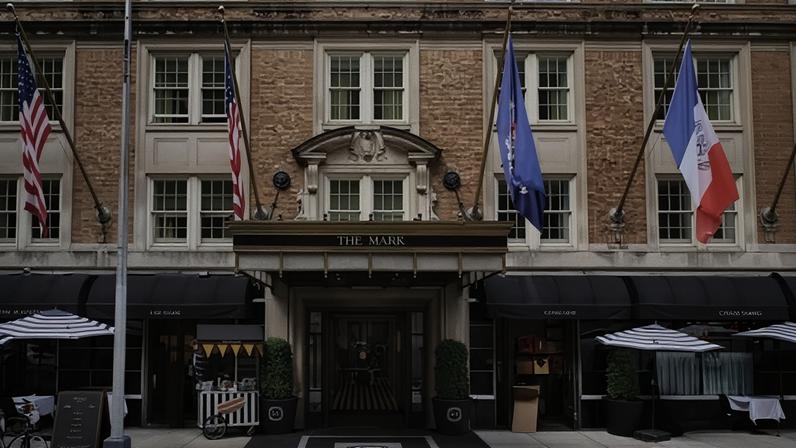 Entrada do The Mark Hotel, no Upper East Side, em Nova York