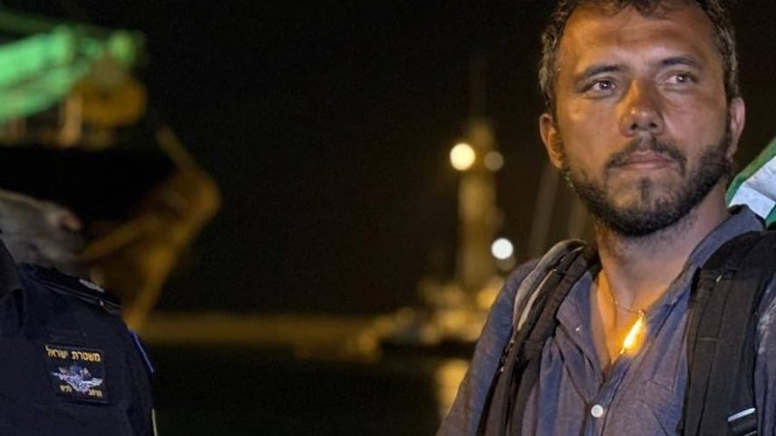 Thiago Ávila, integrante brasileiro da 'Flotilha da Liberdade' – Foto: Reprodução/Instagram