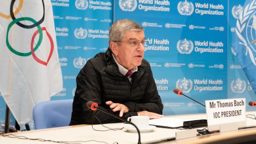 Thomas Bach, presidente do Comitê Olímpico Internacional (COI) - Foto: Christopher Black/World Health Organization/AFP
