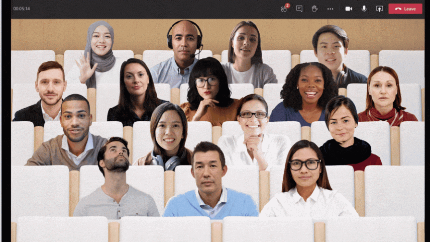 Microsoft encerra o Together Mode do Teams