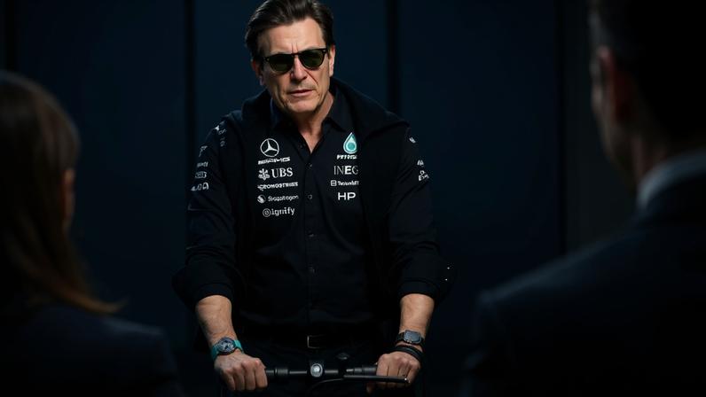 Toto Wolff, chefe da Mercedes, no GP do Canadá na F1 2026 (Foto: Andrej Ivanov / AFP)