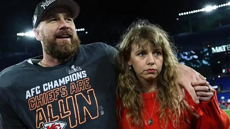 Taylor Swift e Travis Kelce marcam presença em jogo entre Knicks e Cavaliers