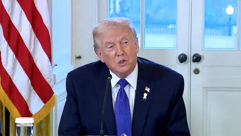 Presidente dos EUA, Donald Trump, comenta sobre acordo nuclear com o Irã.