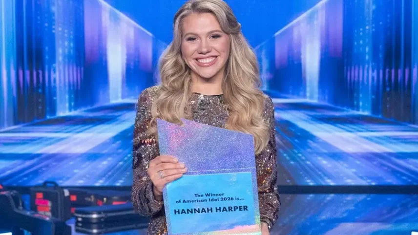 Hannah Harper canta música de adoração após vencer o American Idol emocionada.