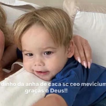 Virginia Fonseca registra filho José Leonardo dizendo papai