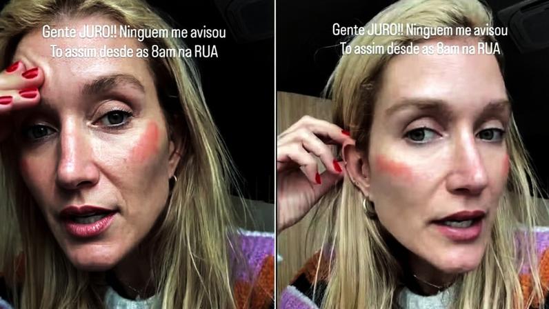 Gabriela Pugliesi revela esquecimento de blush ao viajar