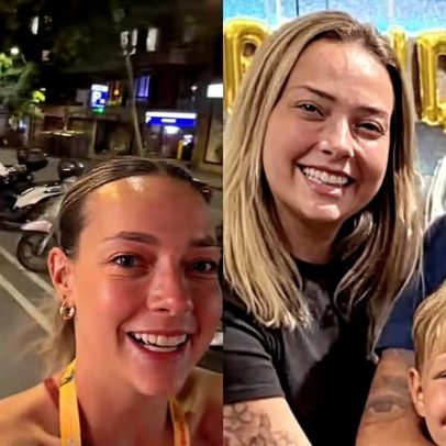 Carol Dantas relata dificuldade para voltar de show com filho