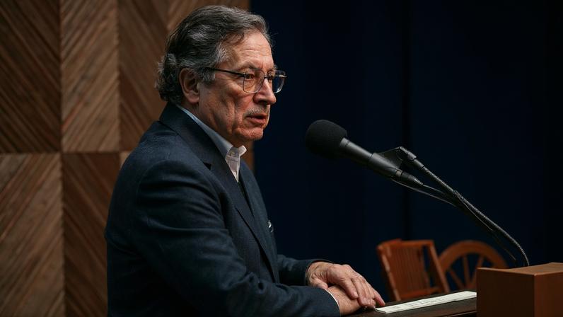 O presidente colombiano, Gustavo Petro. Foto: Handout / Colombian Presidency / AFP