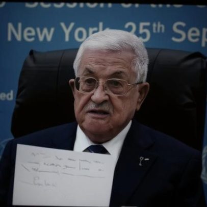 Líder palestino anuncia eleição presidencial para 2027