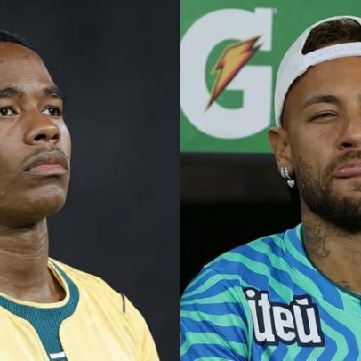 Endrick brilha em Brasil x Egito; web ironiza marido de Bruna Biancardi