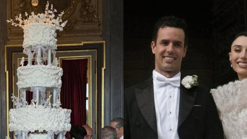 O grandioso casamento de Elisa Zarzur e Alexandre Negrão em Paris teve um protagonista que roubou a cena: o bolo de 10 andares, uma obra-prima de mais de 1,5m de altura