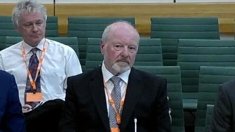 Sir Alan Bates, founder of Justice for Subpostmasters Alliance, before a public accounts committee hearing on government compensation schemes on Monday.