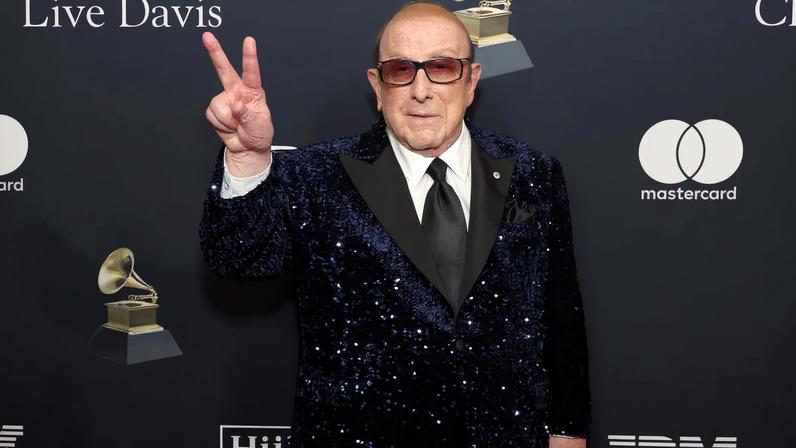 Clive Davis, pictured here in 2024, has died.