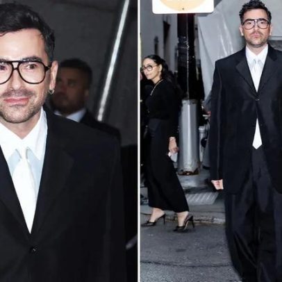 Dan Levy desvia de elogio fofo com comparação surpreendente a JFK Jr.