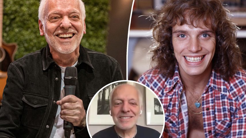 Peter Frampton, seen here in 2025, joked that he “was cataloging” his hair as he began to lose it.