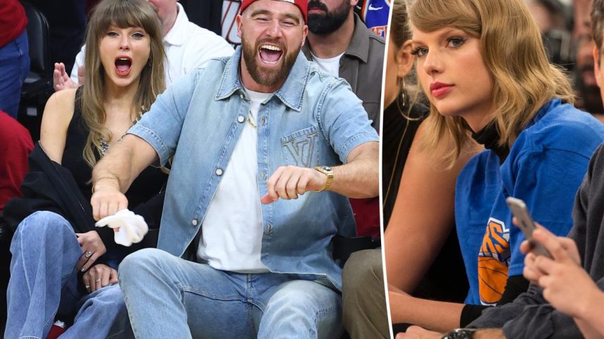 Taylor Swift (pictured above on Tuesday) will be attending Wednesday night’s New York Knicks game.