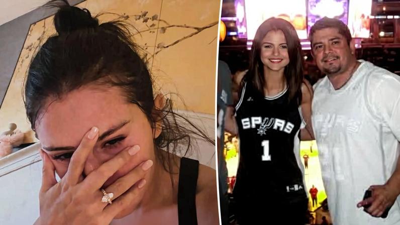 Selena Gomez took to social media to share a picture of herself rocking a San Antonio Spurs jersey after the team lost to the New York Knicks (as pictured here).