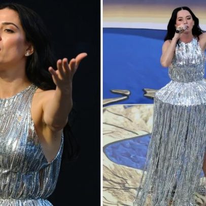Katy Perry brilha em prata na abertura da Copa do Mundo 2026