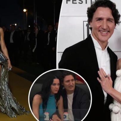 Katy Perry e Justin Trudeau são vistos juntos em partida da Copa do Mundo