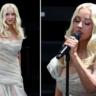 Christina Aguilera brilha na abertura do Obama Presidential Center