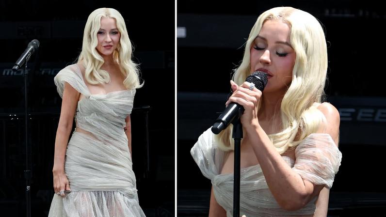 Christina Aguilera brilha na abertura do Obama Presidential Center