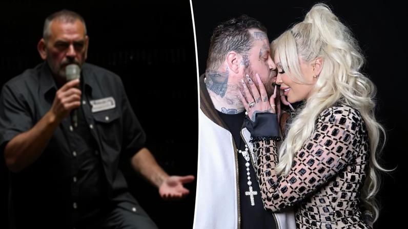 Jelly Roll broke his silence on his shocking divorce from Bunnie Xo after 10 years of marriage at the Saratoga Springs, New York, stop of his Little ASS Shed Tour Thursday night (seen here).