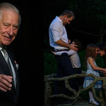 Charles celebra encontro com os filhos de Harry e Meghan