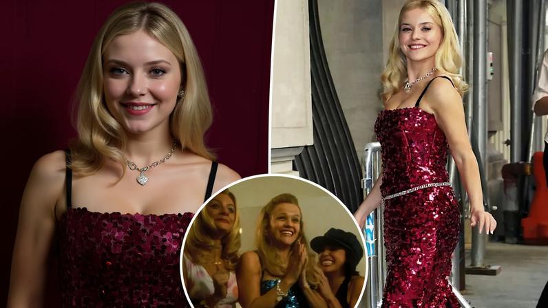 Estrela do prequel de Legally Blonde resgata look icônico de Elle Woods em rosa