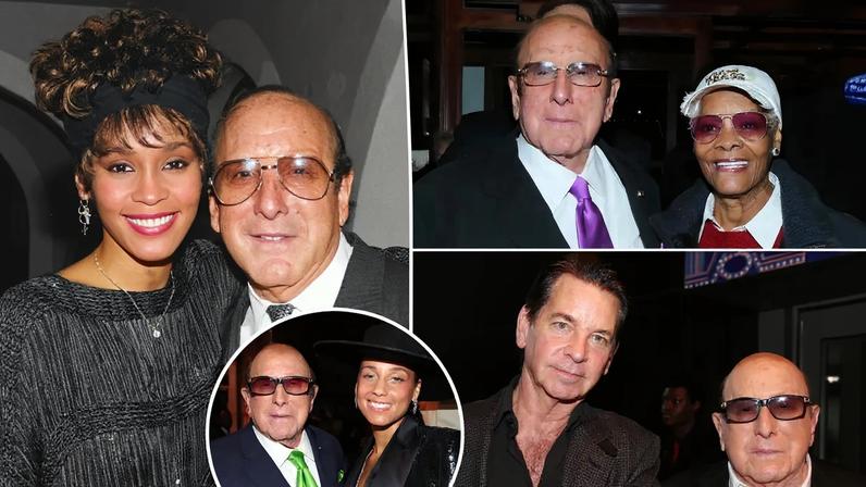 Clive Davis, Alicia Keys, Whitney Houston Dionne Warwicck