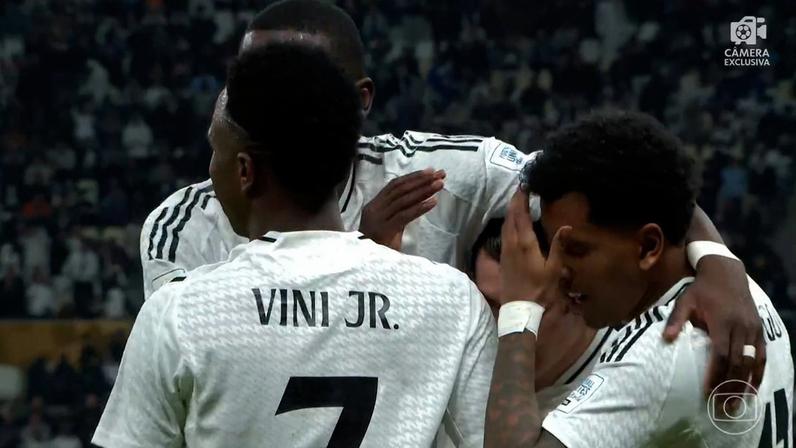 Elogio de Vini e tapa de Rüdiger: Detalhes da comemoração de Rodrygo no Intercontinental