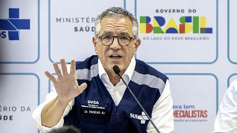 As duas mortes reportadas acenderam um “sinal de alerta”, afirma Padilha – Imagem: João Risi/Ministério da Saúde