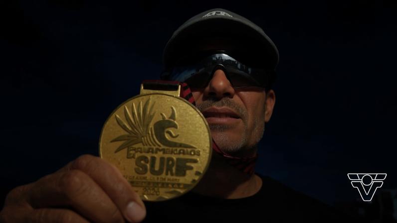 Luiz Diniz conquista segunda medalha de ouro no Campeonato Pan-Americano de Surfe