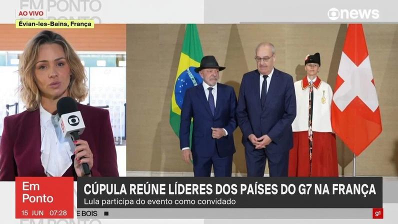 Lula chega como convidado para reunião da cúpula do G7