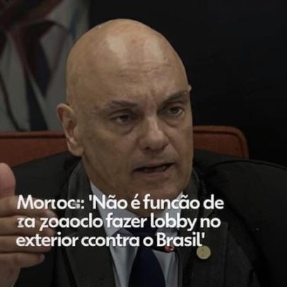Moraes afirma que deputado não deve fazer lobby no exterior contra o Brasil