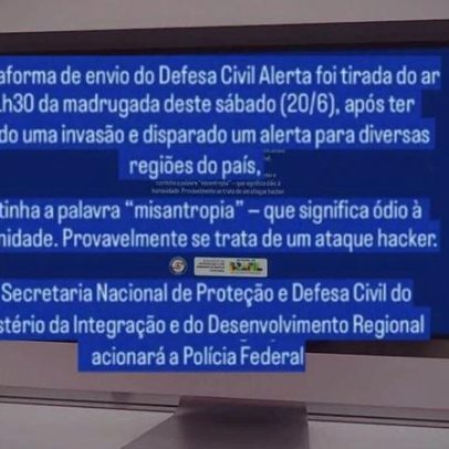 Alerta extremo da Defesa Civil vira meme nas redes sociais