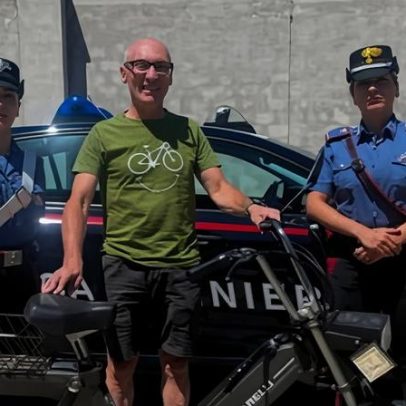 Moped roubado em 1984 é devolvido ao proprietário