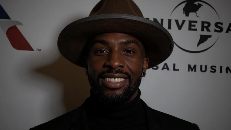 Talay Riley, whose real name was Mark Orabiyi, pictured at the Grammy awards in Los Angeles in 2016.