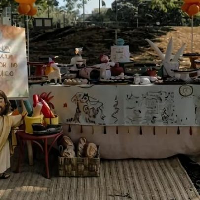 Menino de 6 anos escolhe Jesus como convidado de honra em aniversário