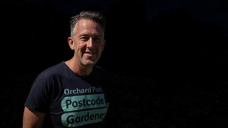 John Pickles worked with residents to transform a patch of land