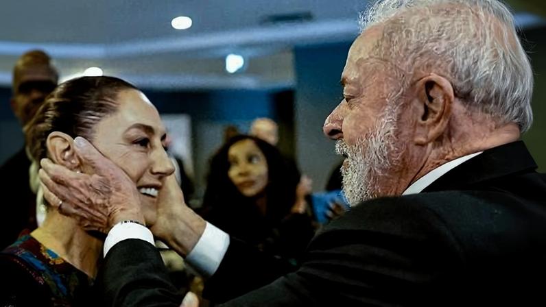 Lula e Sheinbaum defendem não ingerência em conversa por vídeo