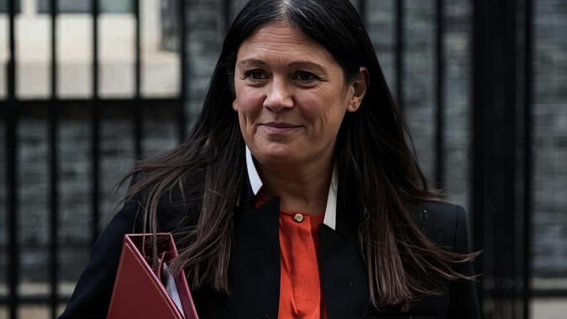 The culture secretary, Lisa Nandy, leaves 10 Downing Street after attending the weekly Cabinet meeting