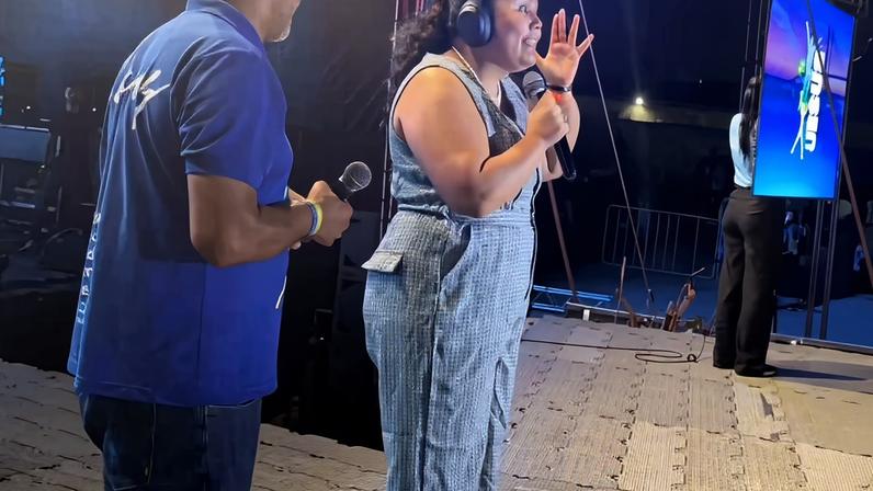 Autista afirma na Marcha para Jesus que a maior revelação de Deus é a Palavra