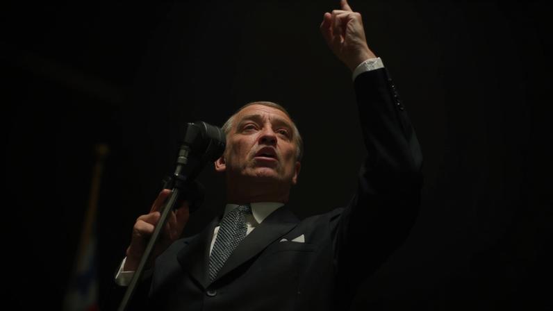 JK em discurso de comemoração da vitória para governador de Minas Gerais em 1951 — Foto: Memorial JK