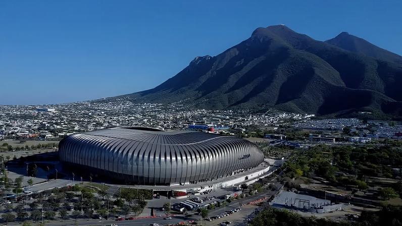 Estádio de Monterrey impressiona pela beleza natural e ações de sustentabilidade — Foto: Reuters