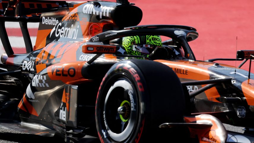 Lando Norris no segundo treino livre para o GP de Barcelona-Catalunha — Foto: Nacho Doce/Reuters