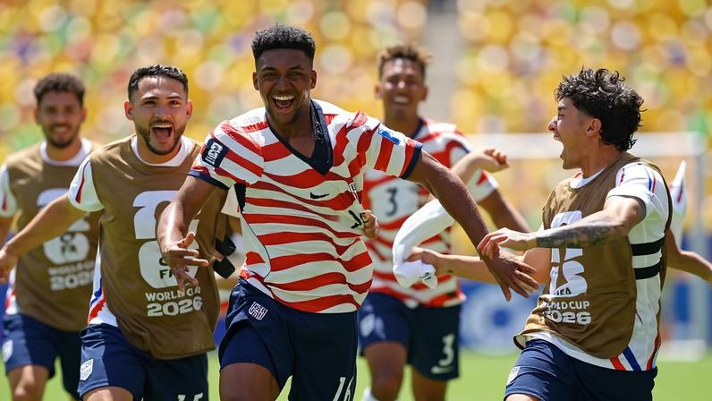 Primeiro tempo sólido garante vaga antecipada ao time dos EUA