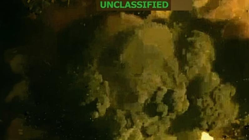 Screengrab of military strike
